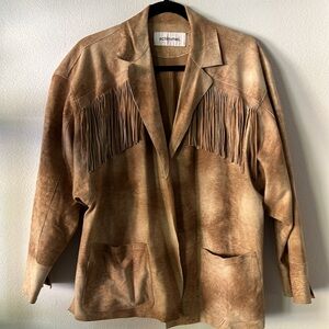 Schimmel tassle leather jacket